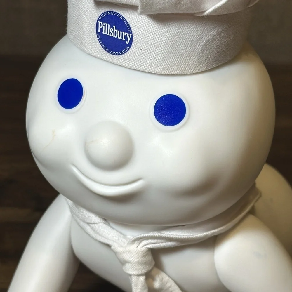 VTG The Pillsbury Company Pillsbury Doughboy Ceramic Adjustable HatArms Cookbook - Picture 4 of 16